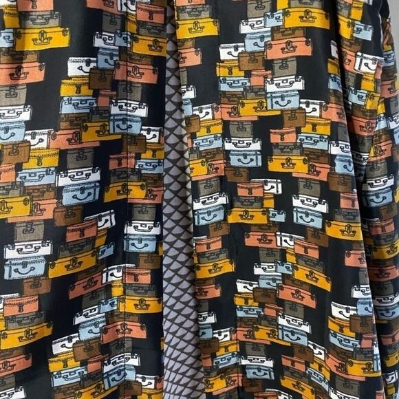 Anthropologie Porridge Retro Suitcase Novelty Print Top - Picture 5 of 10